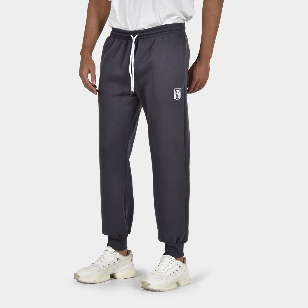 ANTETOKOUNBROS Men's Sweatpants Circle Grey Rock Front