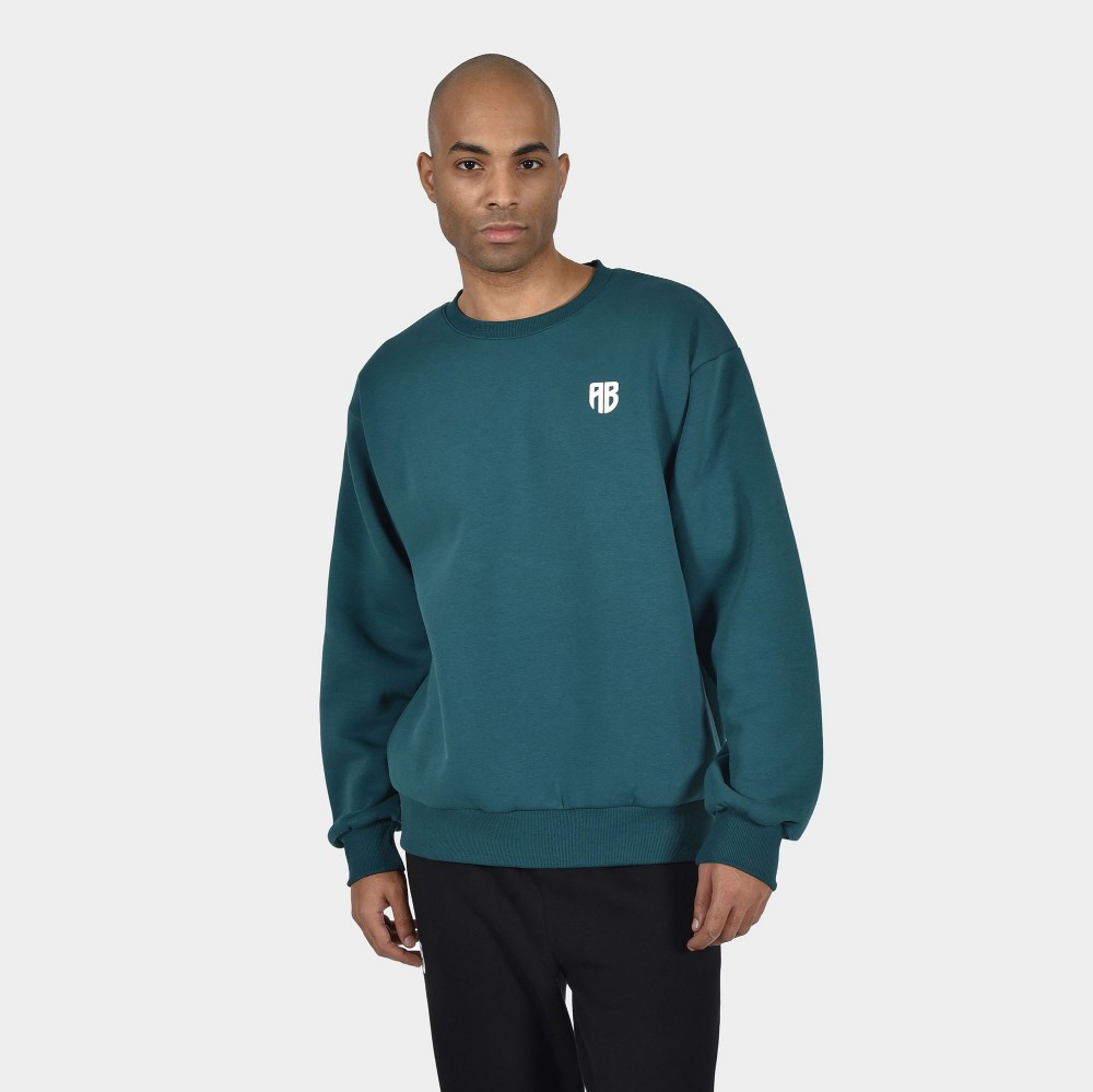 ANTETOKOUNBROS Unisex Sweatshirt Feelfall Petrol Front