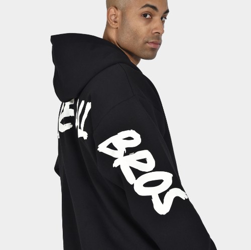 ANTETOKOUNBROS Men's Oversized Hoodie We are all Bros Black Detail thumb