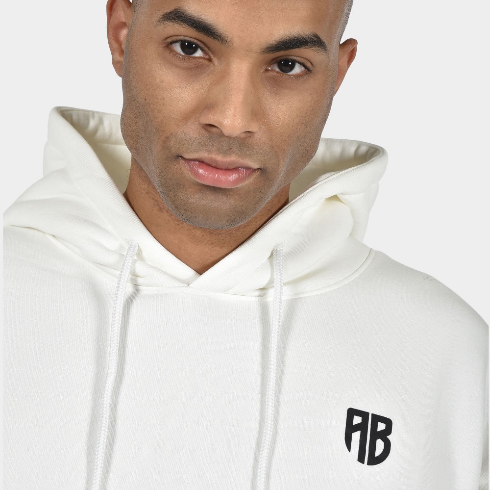 ANTETOKOUNBROS Men's Hoodie Smiley Off White Detail