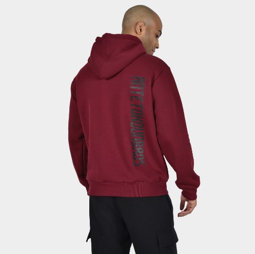 ANTETOKOUNBROS Men's Hoodie Colormaniac Vertical Bordeaux Back thumb