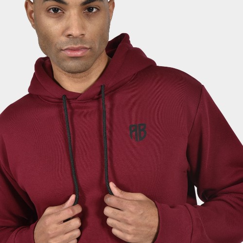 ANTETOKOUNBROS Men's Hoodie Colormaniac Vertical Bordeaux Detail thumb