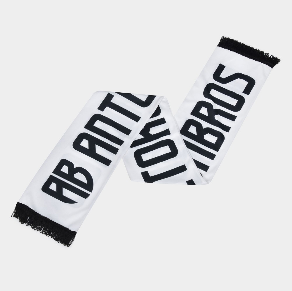 ANTETOKOUNBROS Scarf with AntetokounBros Logo White Flat photo 1