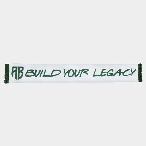 antetokounbros Scarf with Build your Legacy Logo Beige Flat Photo