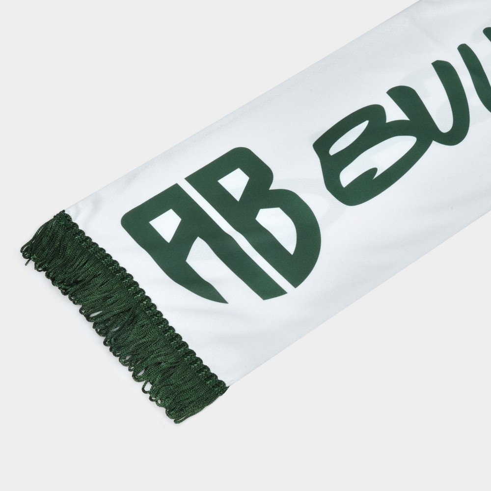 antetokounbros Scarf with Build your Legacy Logo Beige Detail