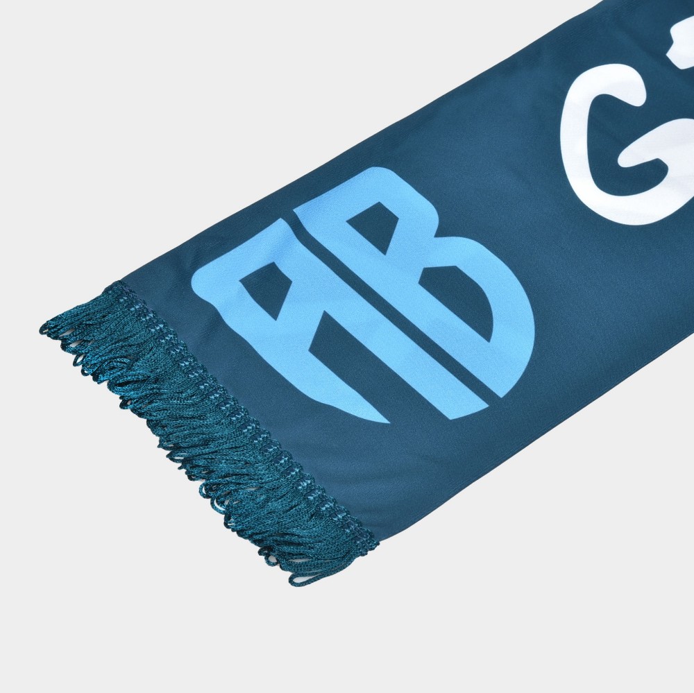 ANTETOKOUNBROS Scarf with Greek Freak Logo Blue Detail