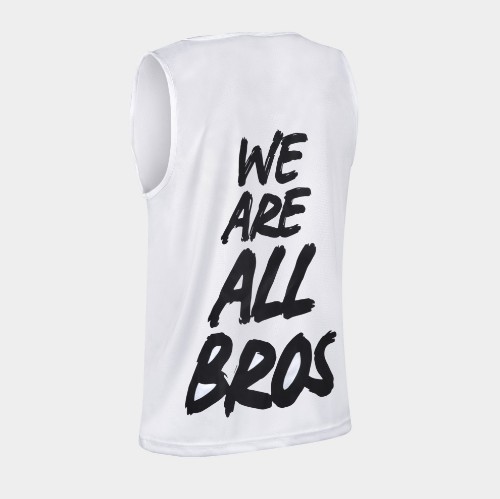 ANTETOKOUNBROS Men's Tank Top We Are All Bros™ White Back 3/4 thumb