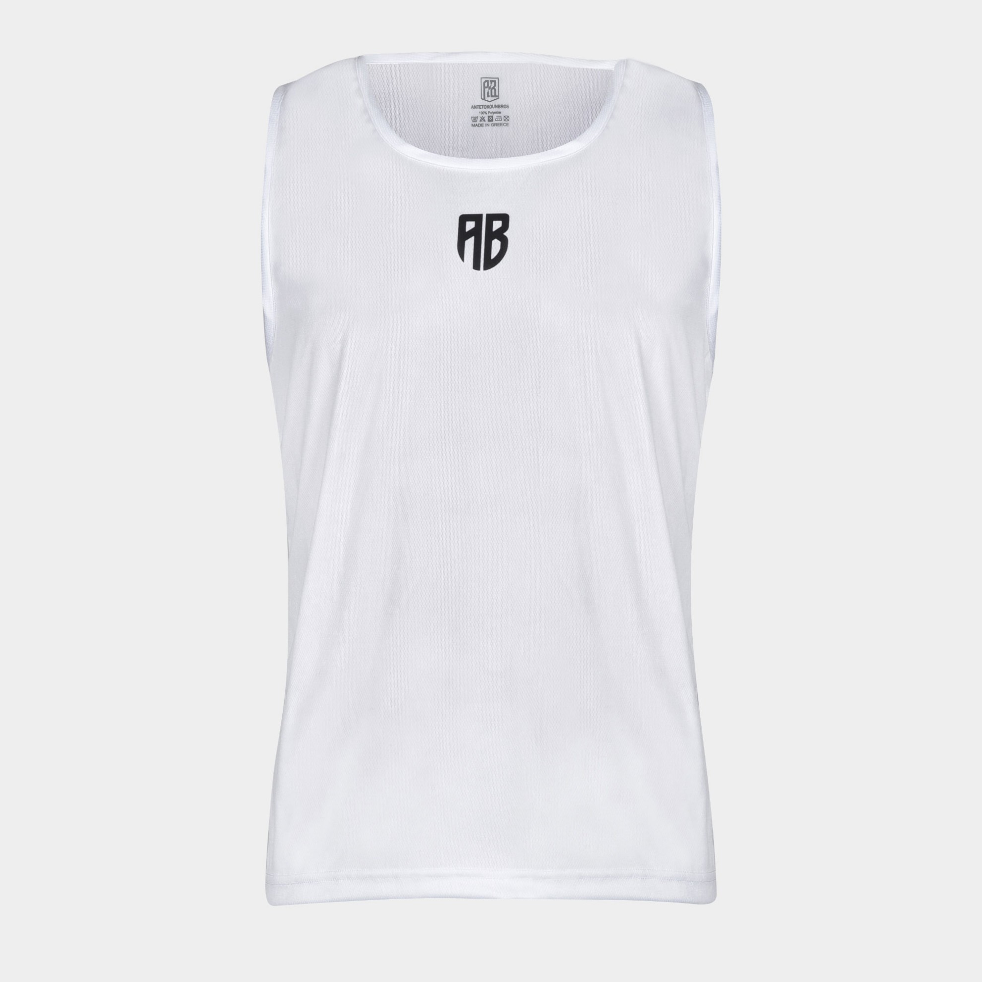 ANTETOKOUNBROS Men's Tank Top Greek Fr34k™ White Front