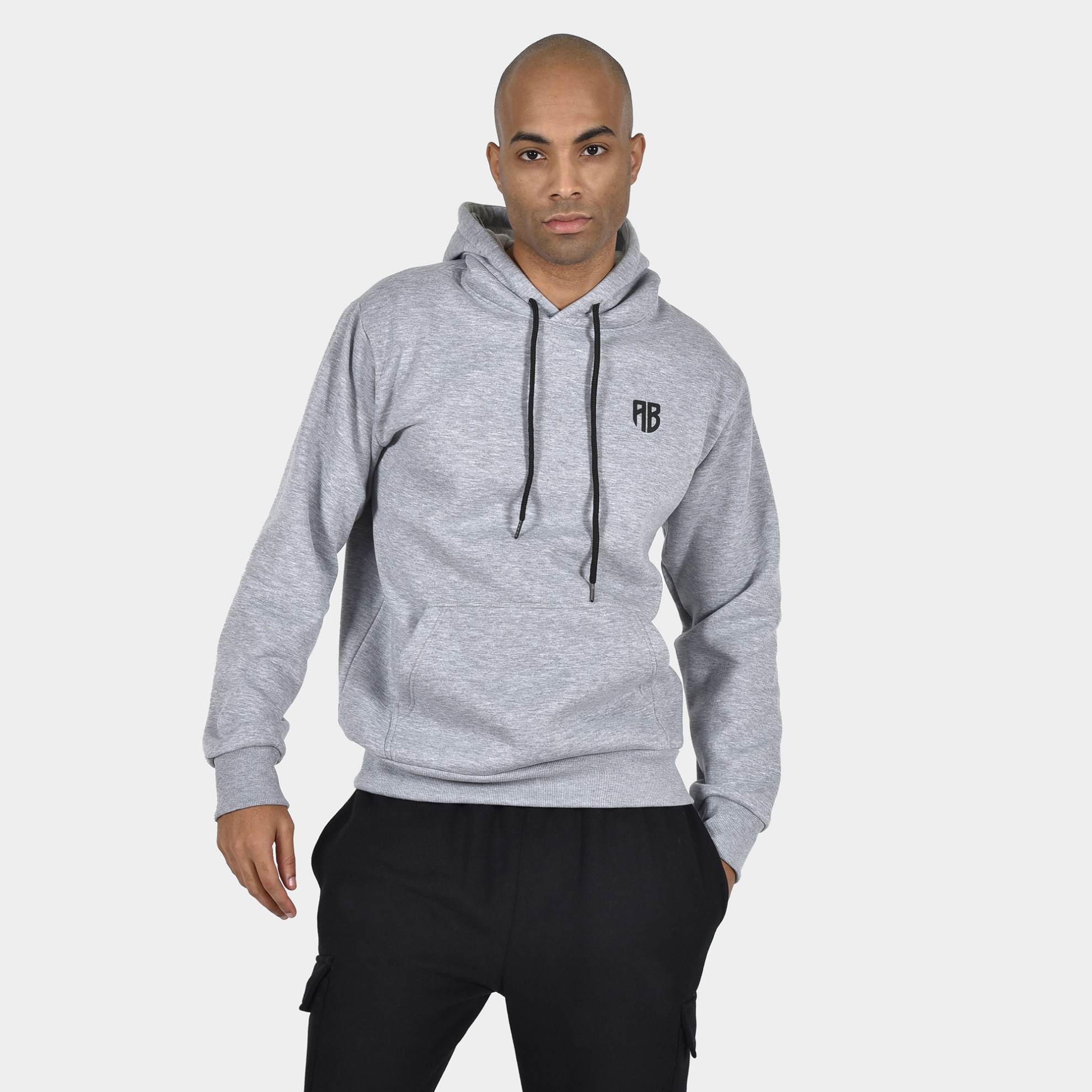 Men's Hoodie Colormaniac Vertical Grey ANTETOKOUNBROS Front 1