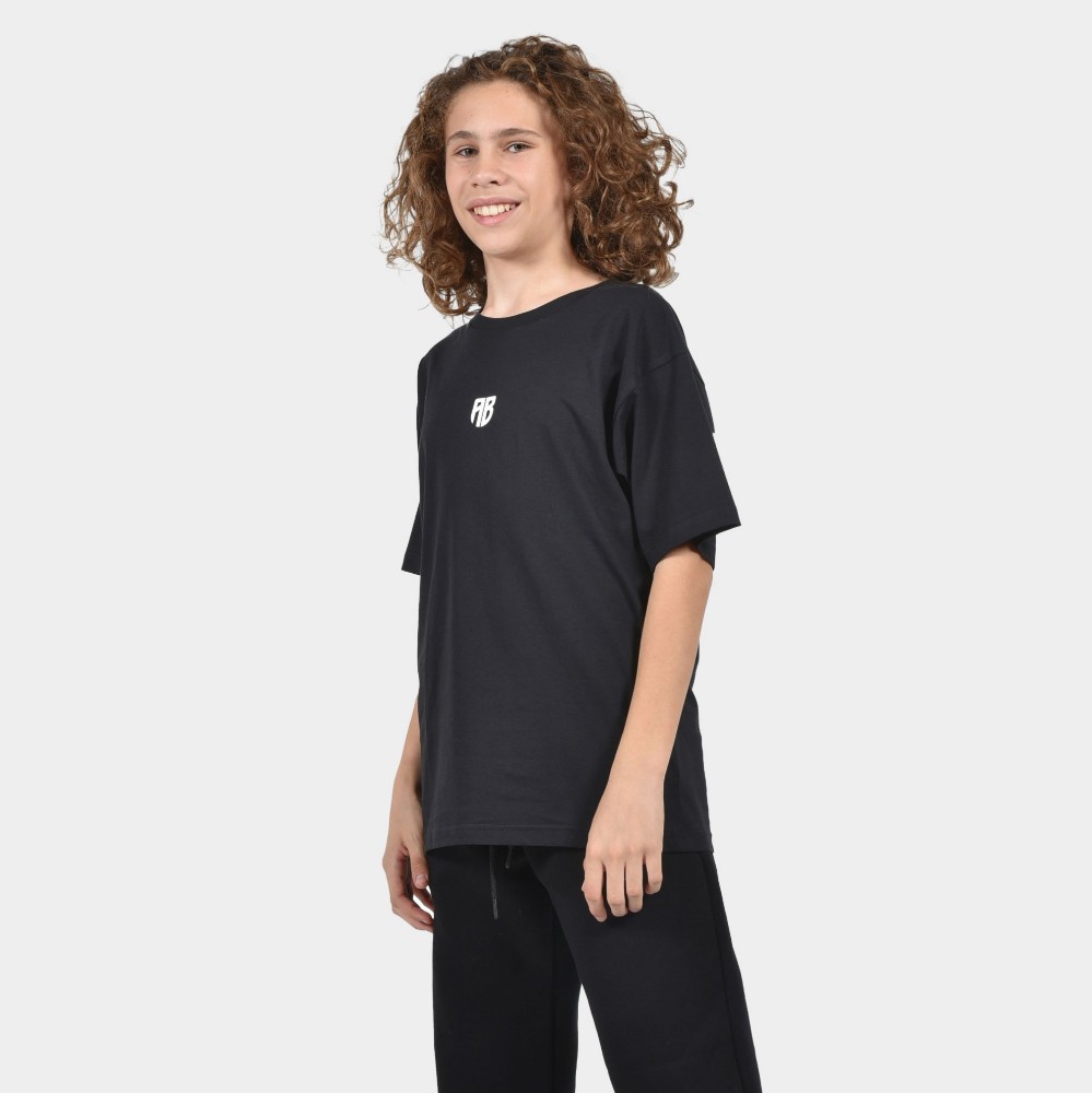 ANTETOKOUNBROS Kids' Oversized T-shirt We are all Bros Black Front1