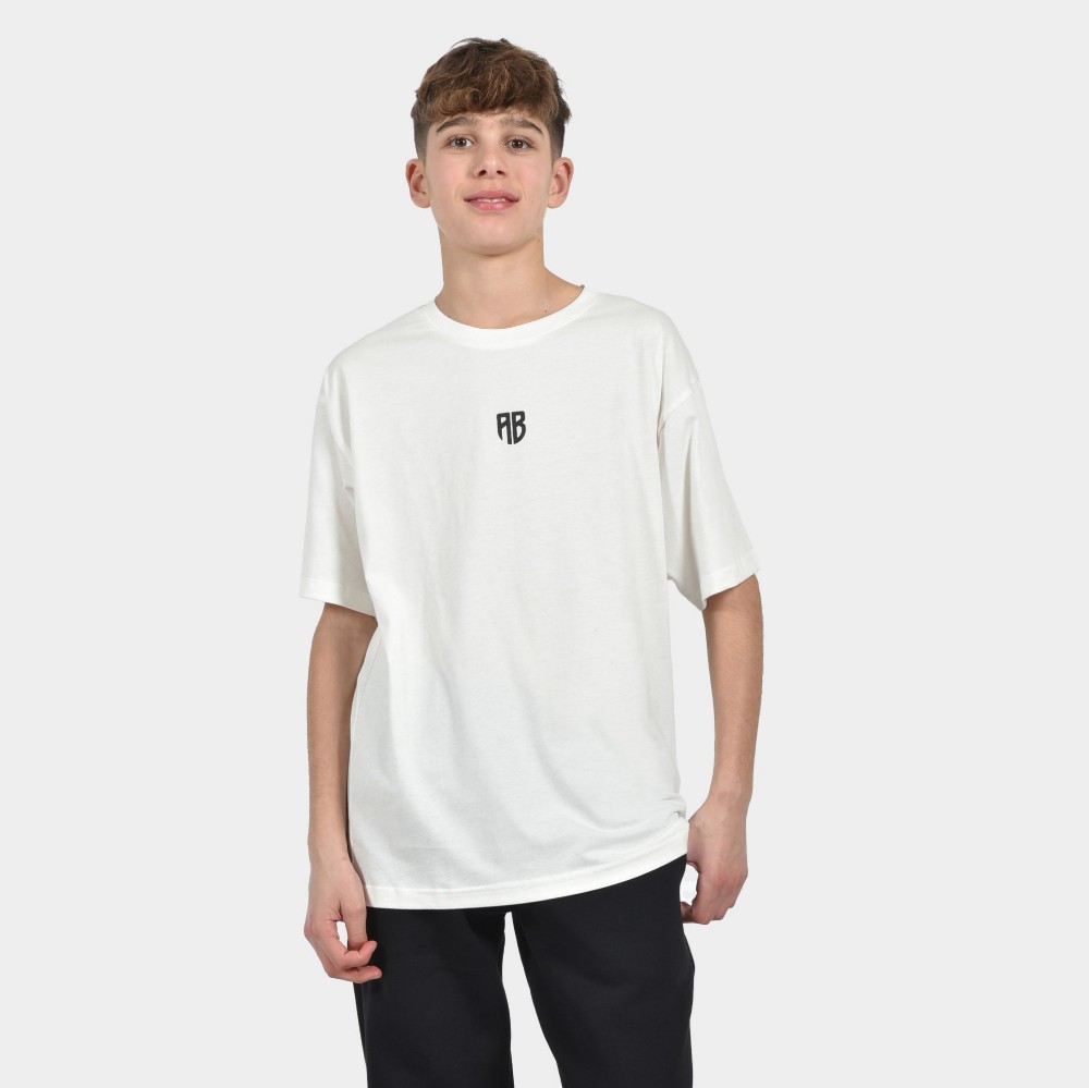ANTETOKOUNBROS Kids' Oversized T-shirt We are all Bros Off White Front Front 1