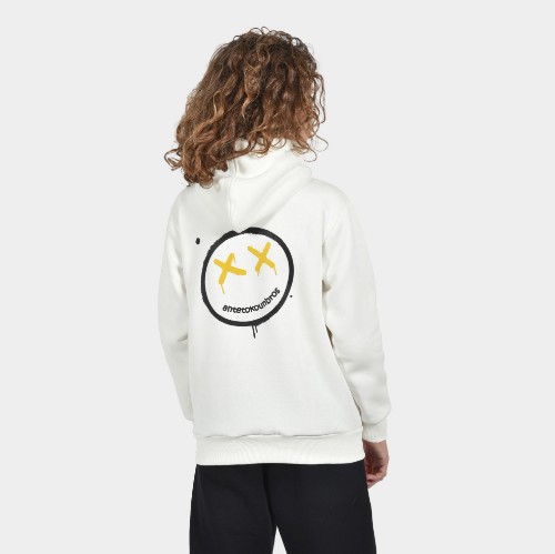 ANTETOKOUNBROS Kids' Hoodie Smiley Off White Back