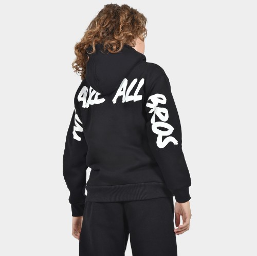 ANTETOKOUNBROS Kids' Oversized Hoodie We are all Bros Black Back thumb