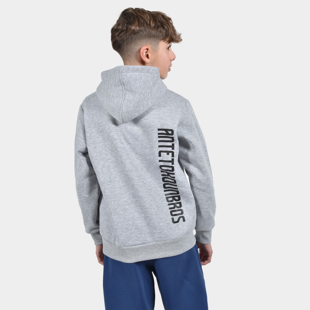 ANTETOKOUNBROS Kids' Hoodie Colormaniac Vertical Grey Back