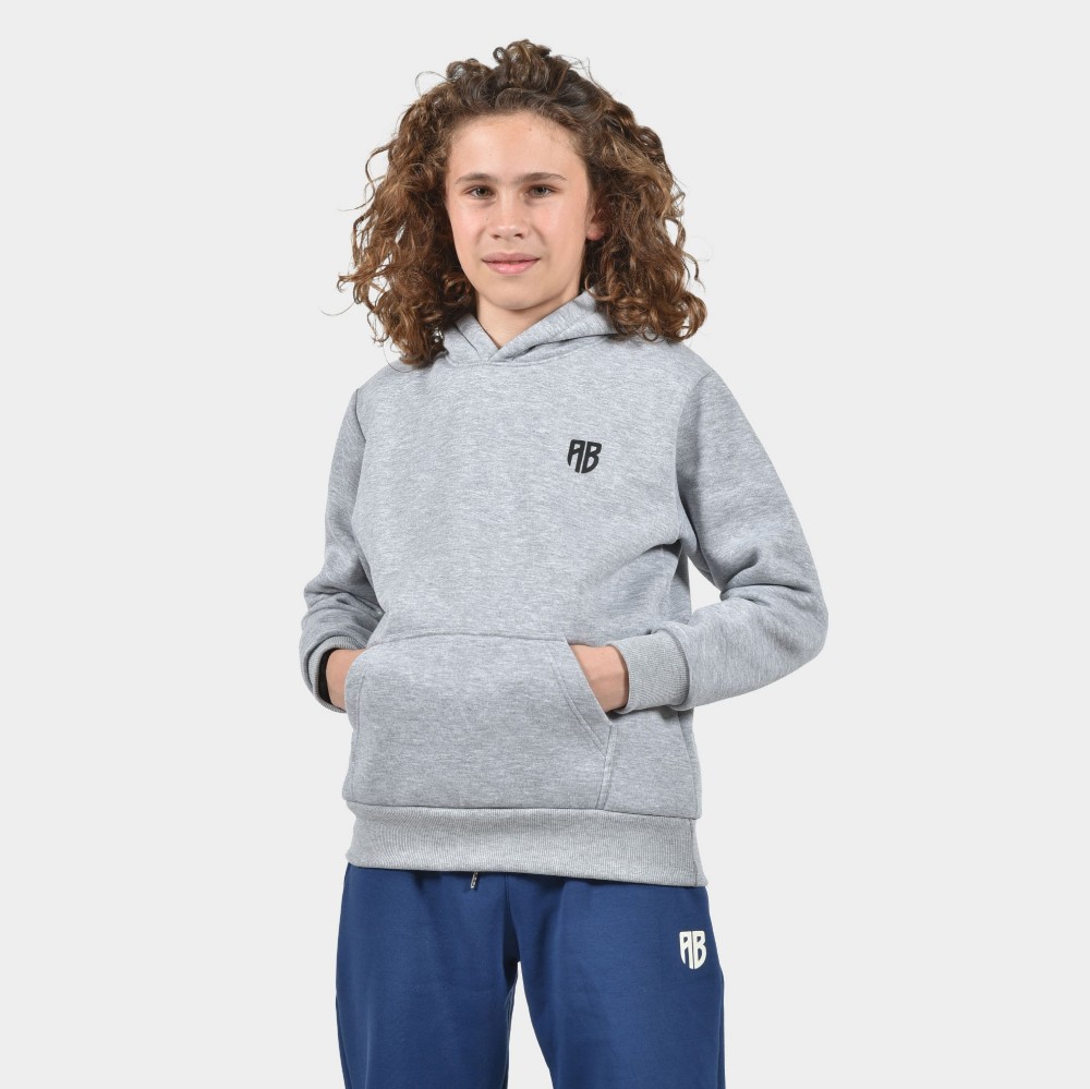 ANTETOKOUNBROS Kids' Hoodie Colormaniac Vertical Grey Front 1