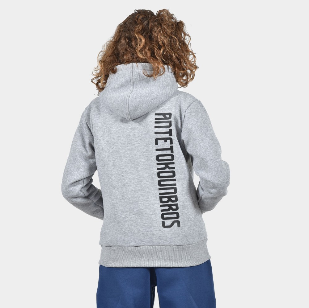 ANTETOKOUNBROS Kids' Hoodie Colormaniac Vertical Grey Back 1