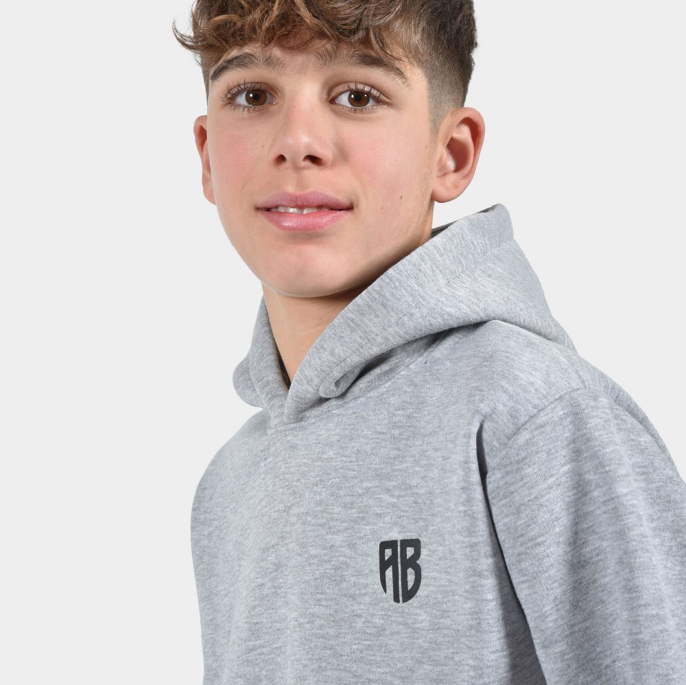 ANTETOKOUNBROS Kids' Hoodie Colormaniac Vertical Grey Detail