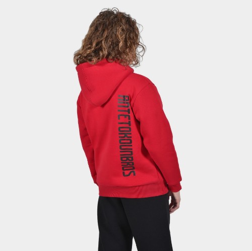 ANTETOKOUNBROS Kids' Hoodie Colormaniac Vertical Red Back