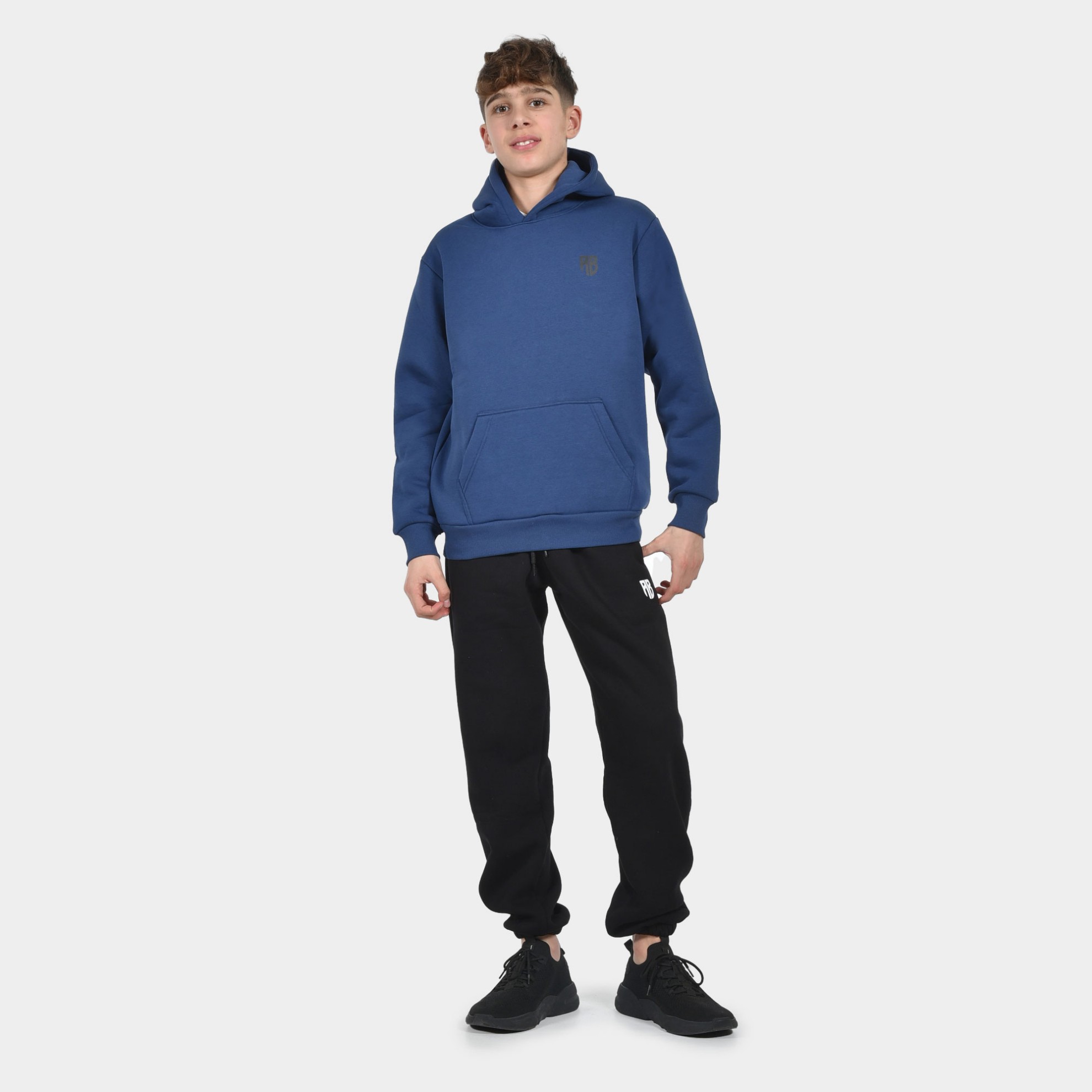 	ANTETOKOUNBROS Kids' Hoodie Colormaniac Vertical Blue Marine Model Front