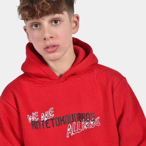 ANTETOKOUNBROS Kids' Hoodie Colormaniac Red Detail thumb