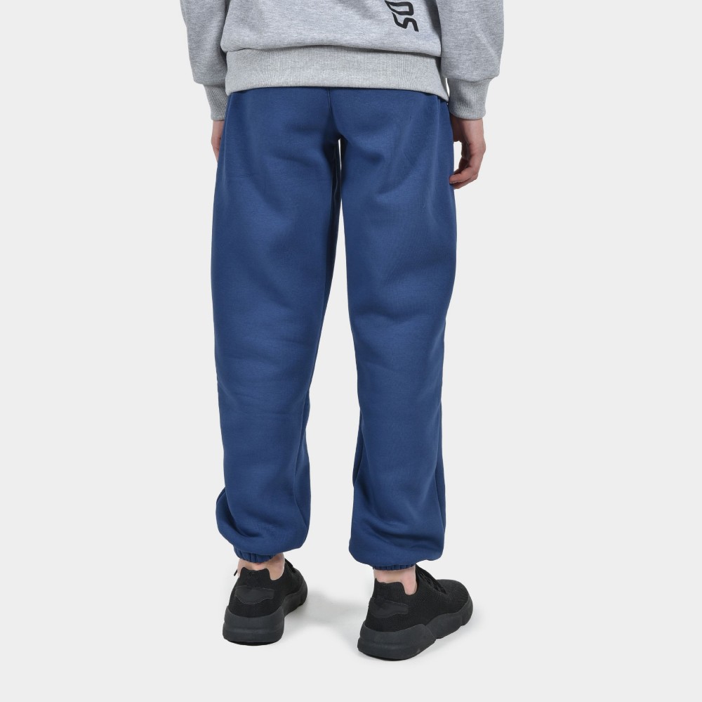 ANTETOKOUNBROS Kids' Sweatpants Smiley Blue Marin Back 1