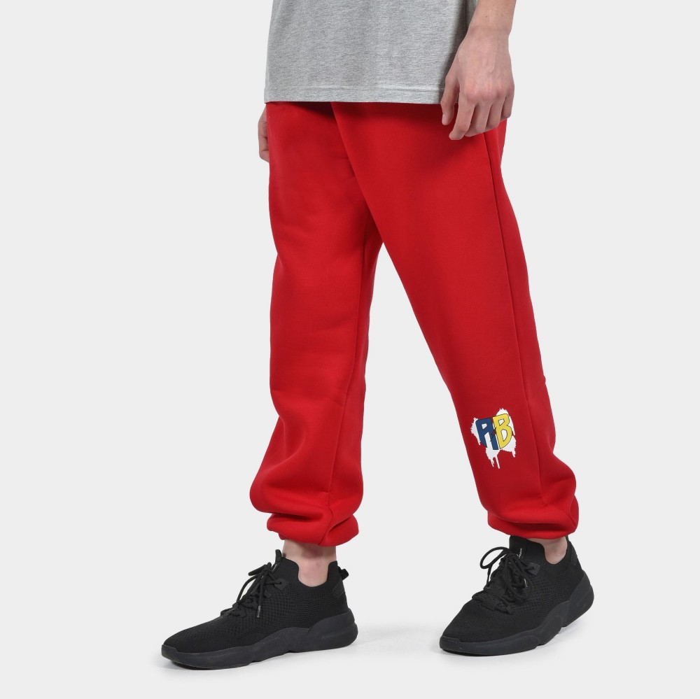 ANTETOKOUNBROS Kids' Sweatpants Trip Red Front 2