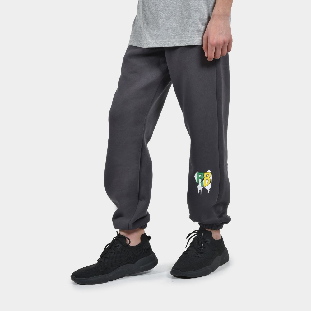 ANTETOKOUNBROS Kids' Sweatpants Trip Grey Mouse Front 2