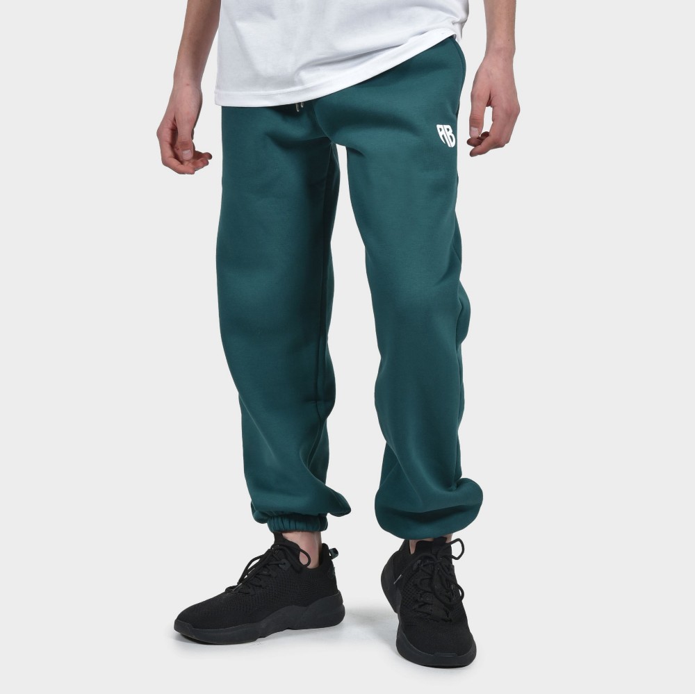 ANTETOKOUNBROS Kids' Sweatpants Varsity Petrol Front 2