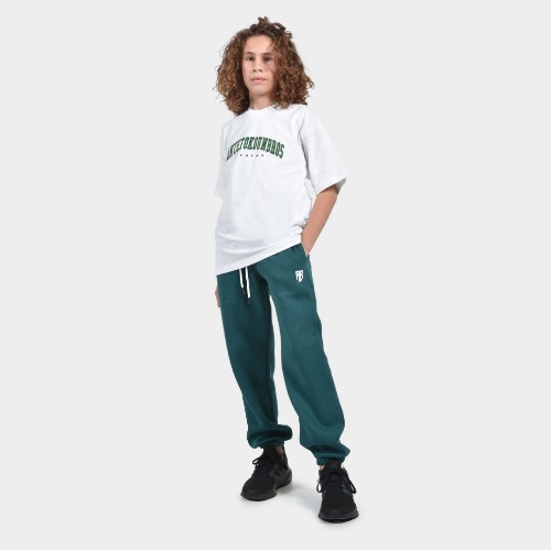 ANTETOKOUNBROS Kids' Sweatpants Varsity Petrol Model Front