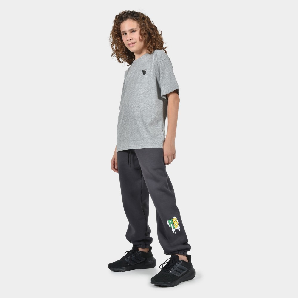 ANTETOKOUNBROS Kids' T-shirt Trip Grey Model Front