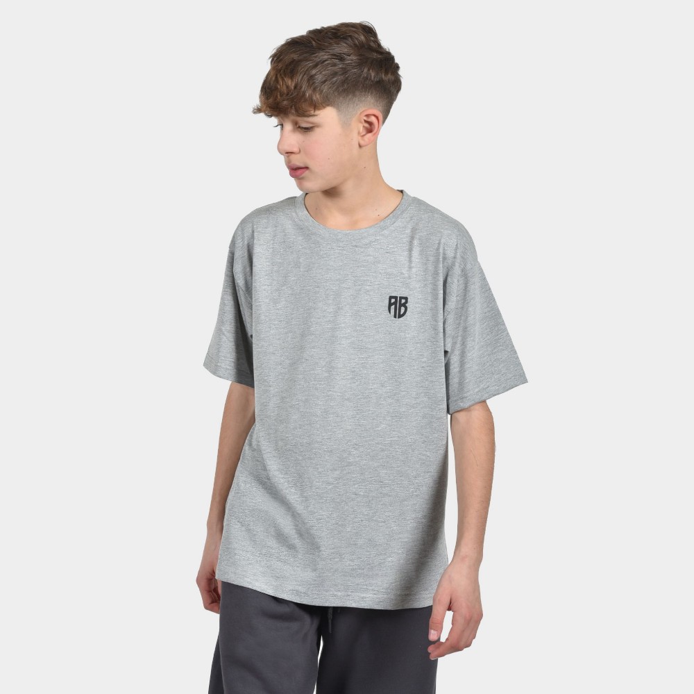 ANTETOKOUNBROS Kids' T-shirt Trip Grey Front 2