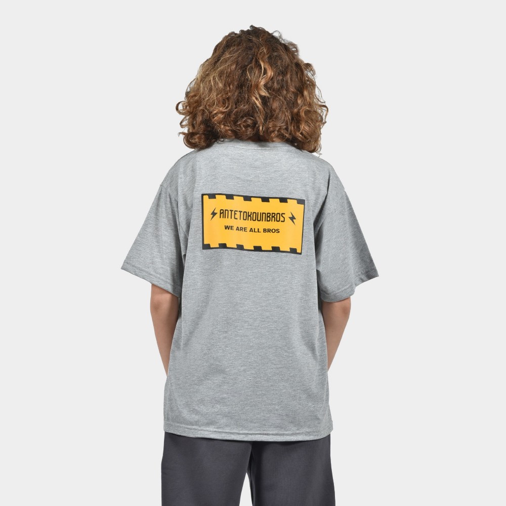 ANTETOKOUNBROS Kids' T-shirt Trip Grey Back