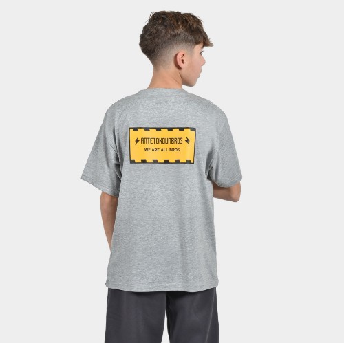 ANTETOKOUNBROS Kids' T-shirt Trip Grey Front 2 thumb