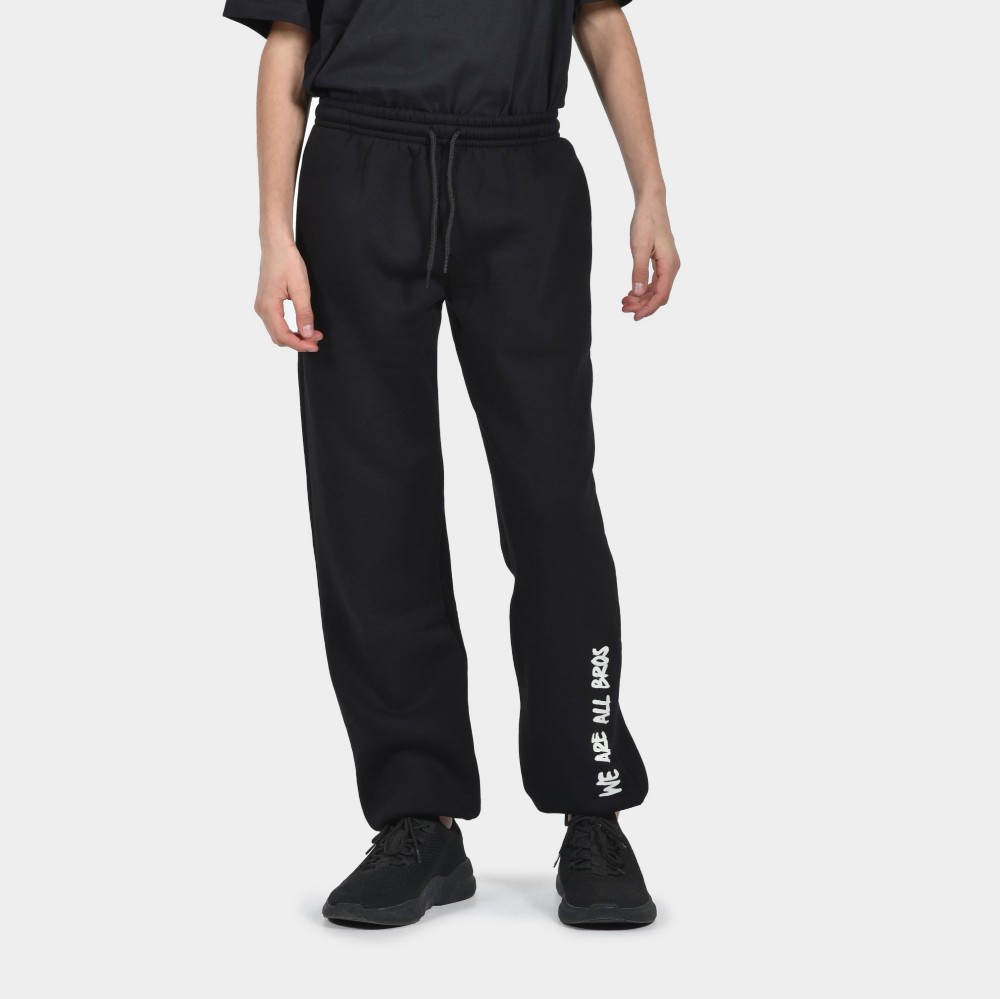 ANTETOKOUNBROS Kids' Loose Sweatpants We are all Bros Black Front 1