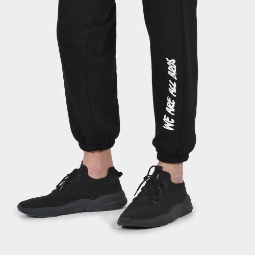 ANTETOKOUNBROS Kids' Loose Sweatpants We are all Bros Black Detail 1 thumb