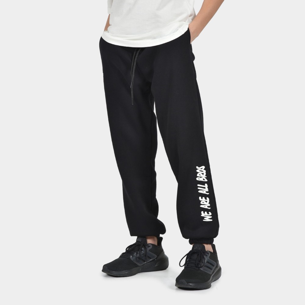 ANTETOKOUNBROS Kids' Loose Sweatpants We are all Bros Black Front 2