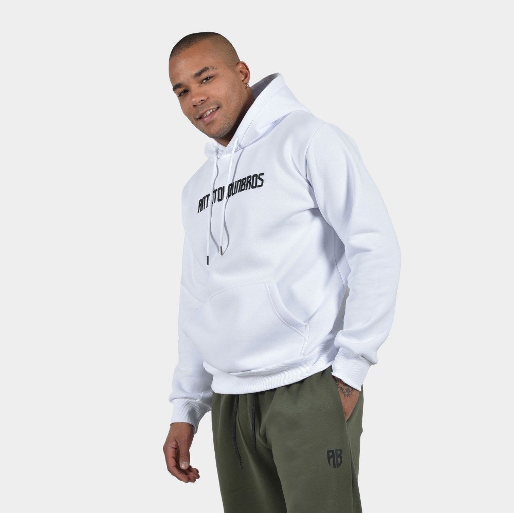 ANTETOKOUNBROS Men's Hoodie Baseline White Side