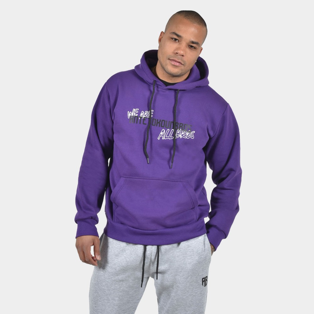 Purple colour hoodie on sale