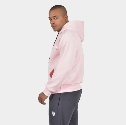 ANTETOKOUNBROS Men's Hoodie Baseline Pink Side thumb