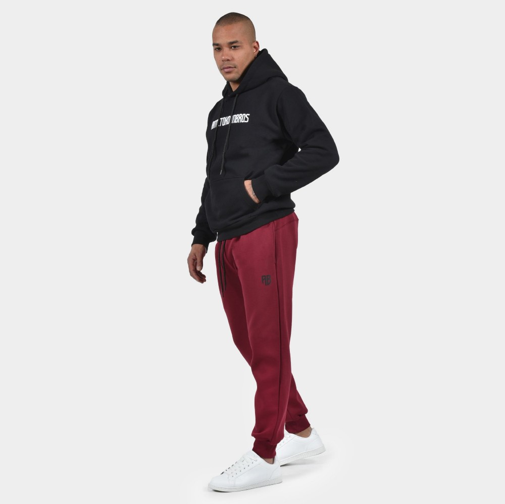 ANTETOKOUBROS Unisex Sweatpants Colormaniac Bordeaux Marios Model Front