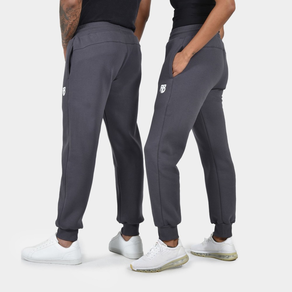 ANTETOKOUNBROS Unisex Sweatpants Colormaniac Grey Mouse Side