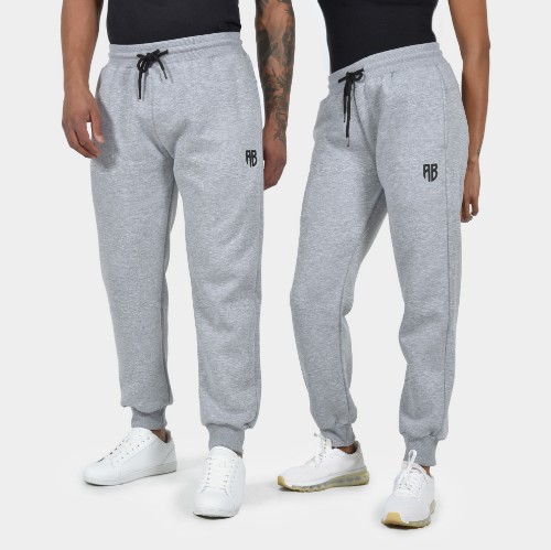 ANTETOKOUNBROS Unisex Sweatpants Colormaniac Grey Melange Front thumb