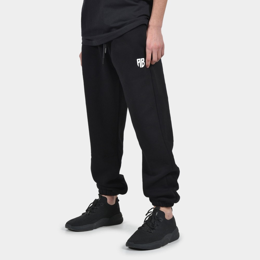 ANTETOKOUNBROS Kids' Sweatpants Varsity Black Front 2