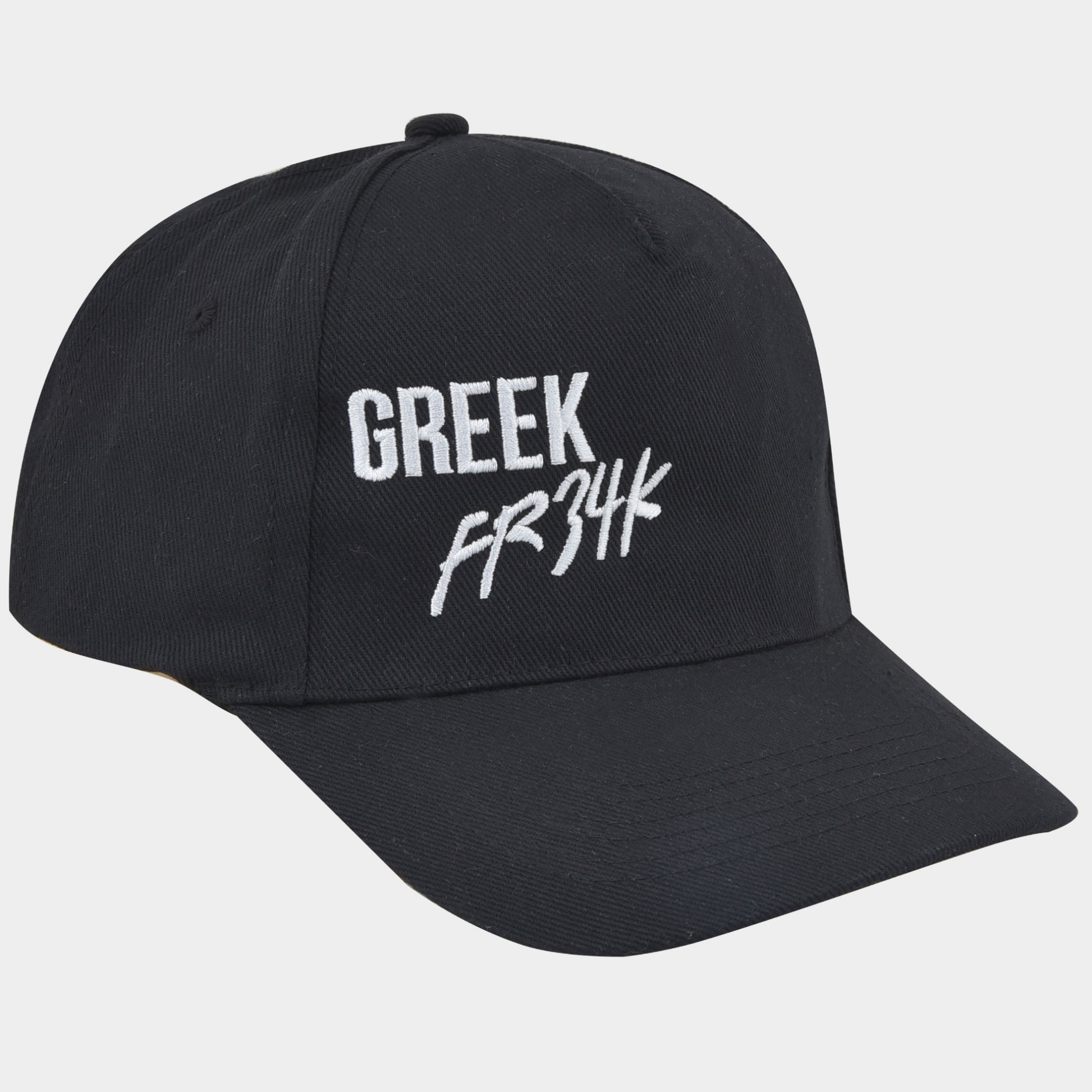 ANTETOKOUNBROS Cap Greek Freak 5-panel Black Side