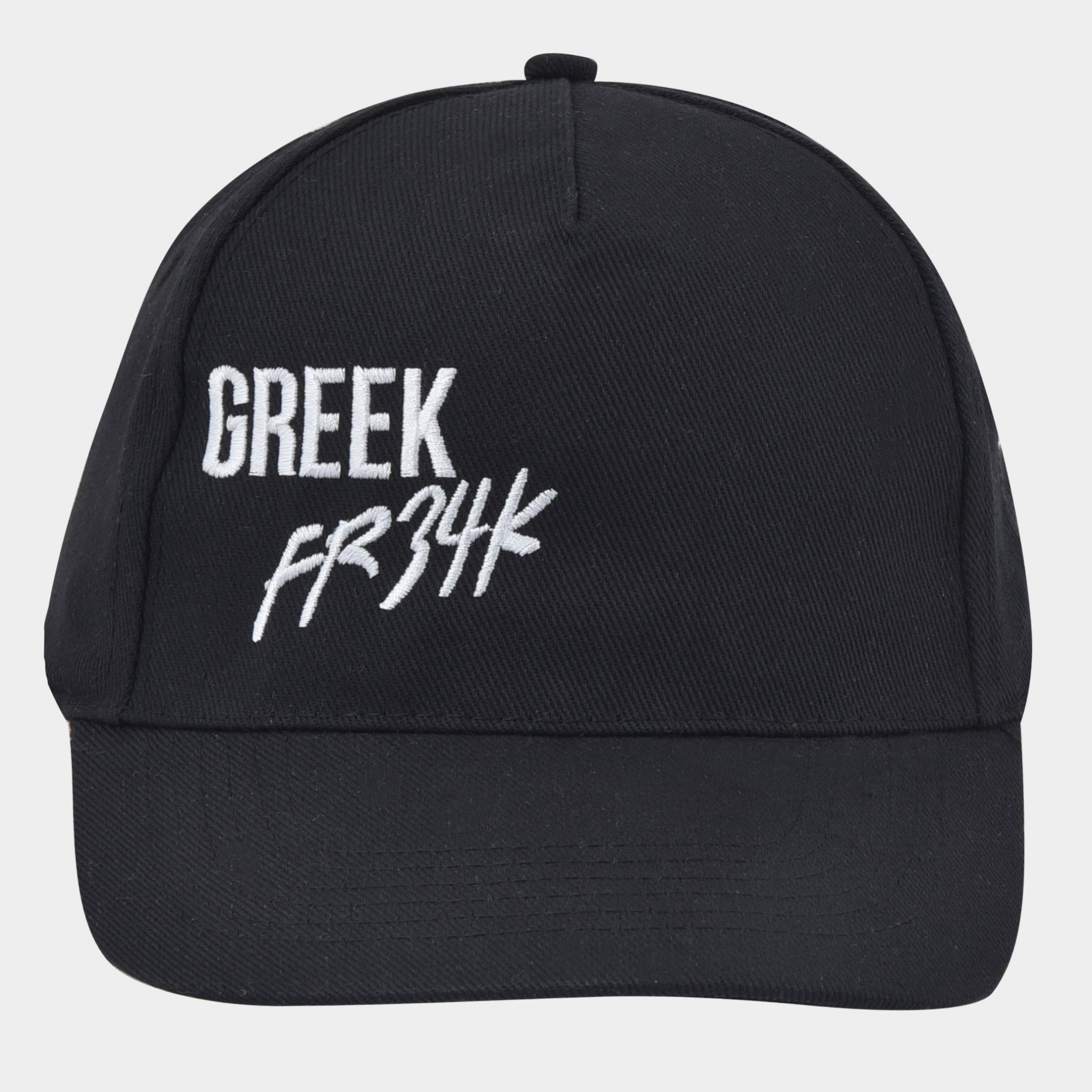 ANTETOKOUNBROS Cap Greek Freak 5-panel Black Front