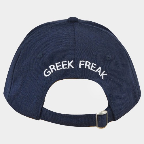 ANTETOKOUNBROS Cap Greek Freak 5-panel Navy Blue Back thumb