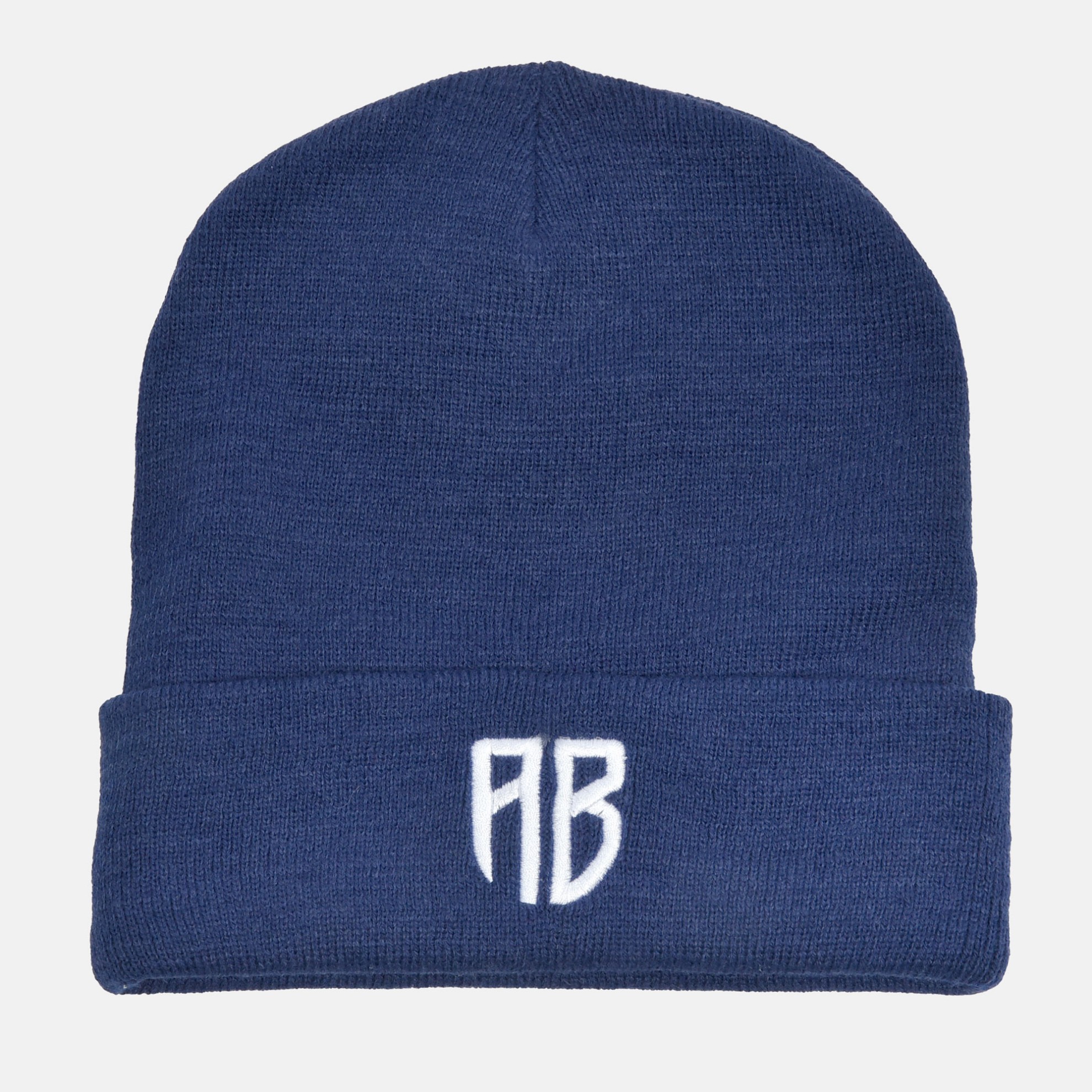 ANTETOKOUNBROS Beanie Logo AB Polylana Blue Front Flat