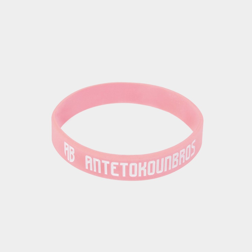 Kids' Silicon Bracelet AntetokounBros Pink