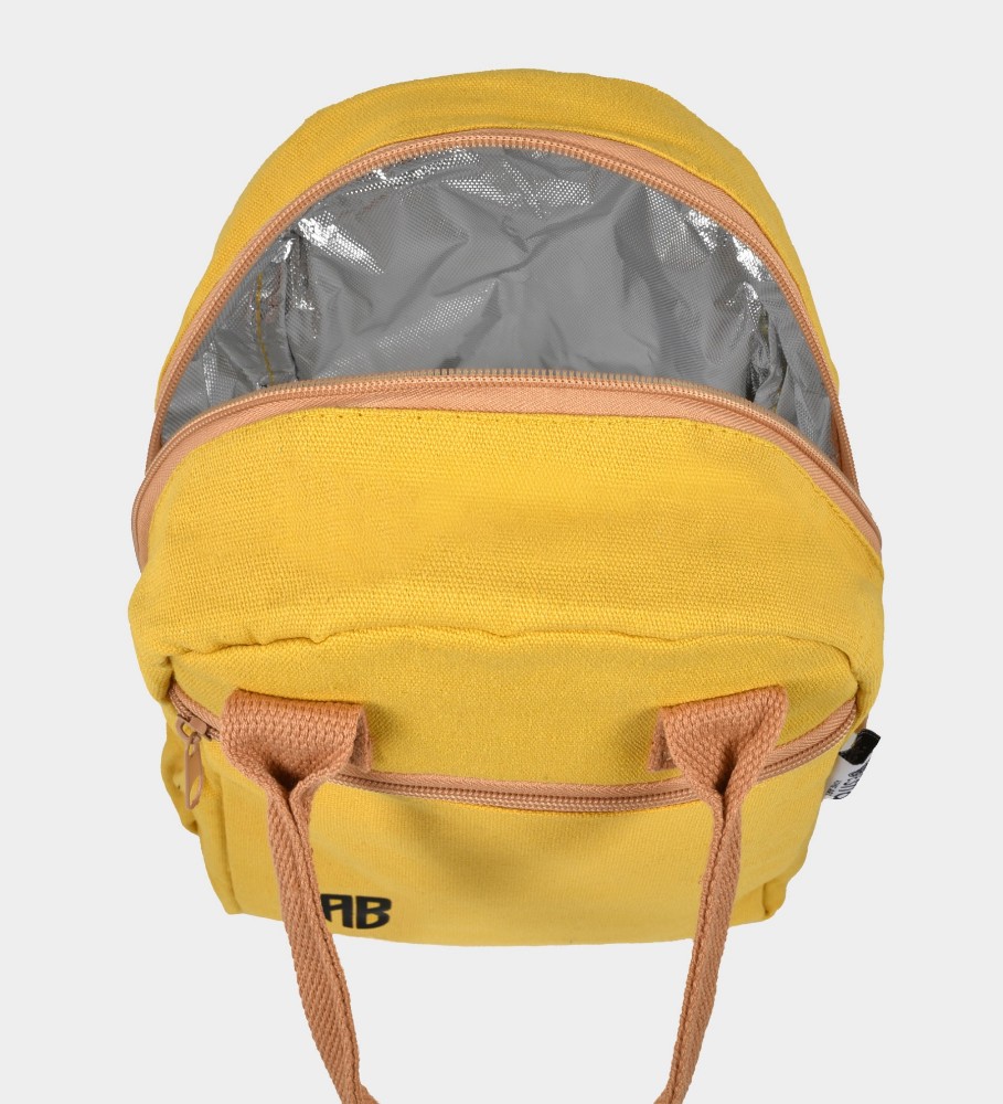 ANTETOKOUNBROS Insulated Lunch Bag 7lt Yellow Open