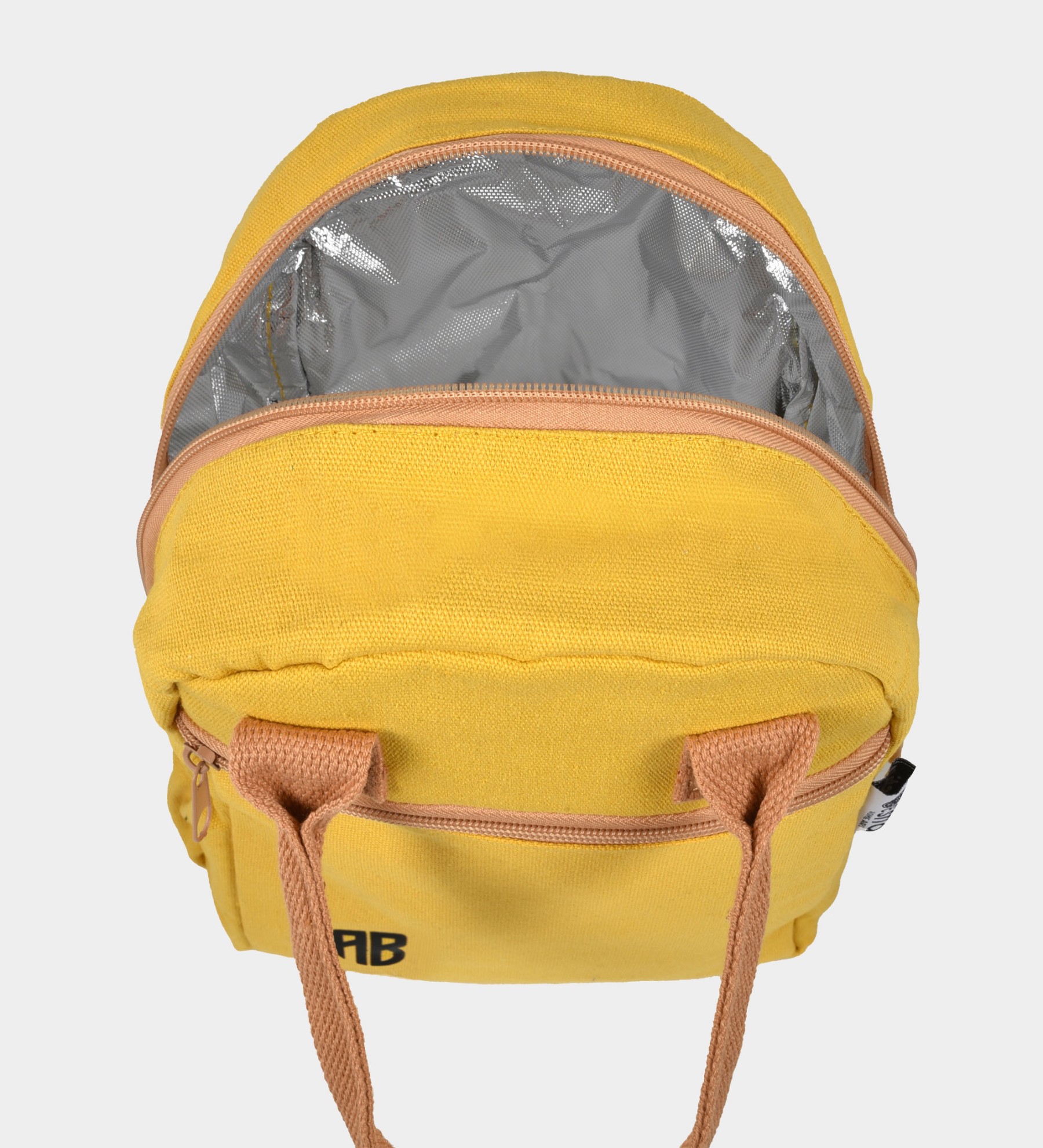 ANTETOKOUNBROS Insulated Lunch Bag 7lt Yellow Open